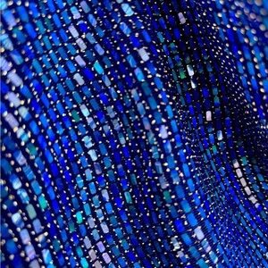 Strap blue party top